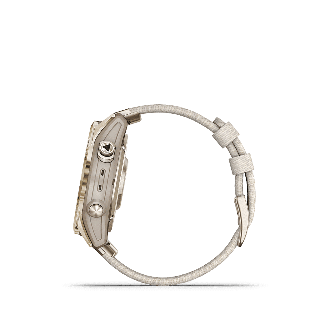 Garmin Fenix 7S Sapphire Solar Cream Gold - Bilde 8