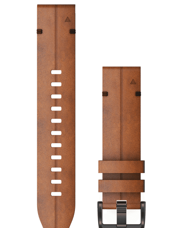 010-12863-05 ACC,FENIX 6 22MM QUICKFIT CHESTNUT LEATHER BAND