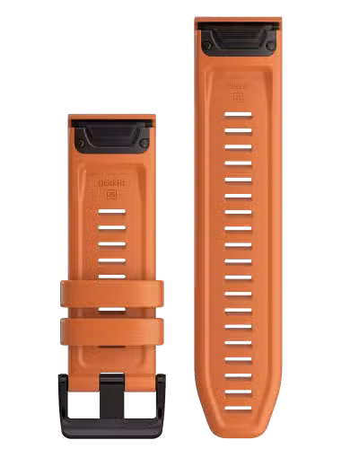 Alternative view of Garmin QuickFit® 26-klokkerem - Oransje silikon