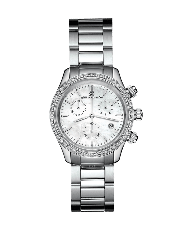 Sjöö Sandström Royal Steel Chronograph 35.5mm - 011003