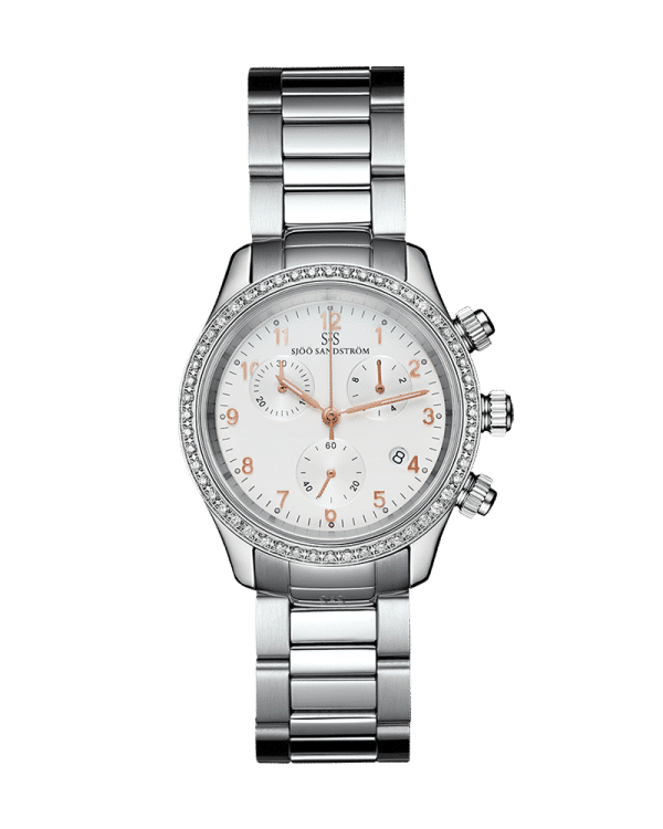 Sjöö Sandström Royal Steel Chronograph 35.5mm - 011256