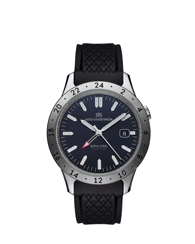 Sjöö Sandström Royal Steel Worldtimer 41mm - 019962