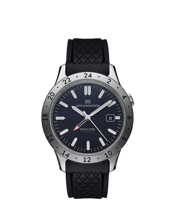 Sjöö Sandström Royal Steel Worldtimer 41mm - 019962