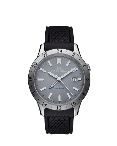 Sjöö Sandström Royal Steel Worldtimer 41mm - 020029