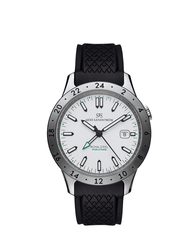 Sjöö Sandström Royal Steel Worldtimer 41mm - 020135