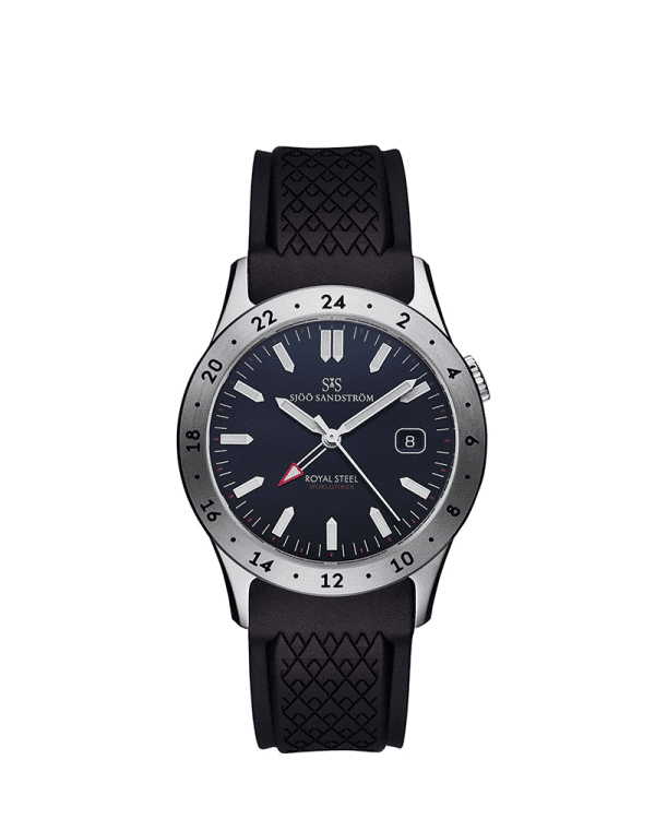 Sjöö Sandström Royal Steel Worldtimer 36mm - 020432