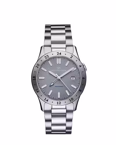 Sjöö Sandström Royal Steel Worldtimer 36mm - 020500
