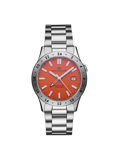 Sjöö Sandström Royal Steel Worldtimer 36mm - 020555