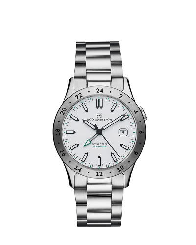 Sjöö Sandström Royal Steel Worldtimer 36mm - 020593