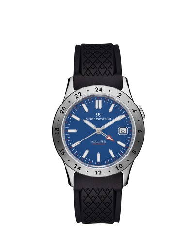 Sjöö Sandström Royal Steel Worldtimer 36mm - 020623