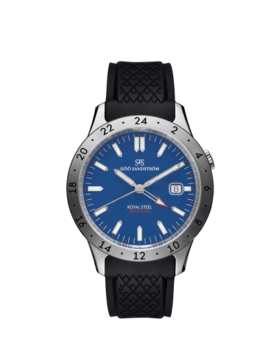 Sjöö Sandström Royal Steel Worldtimer 41mm - 020791