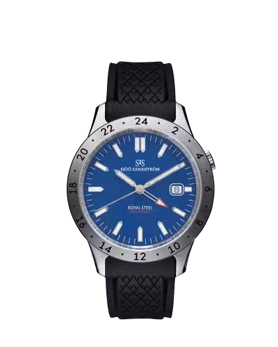 Sjöö Sandström Royal Steel Worldtimer 41mm - 020791