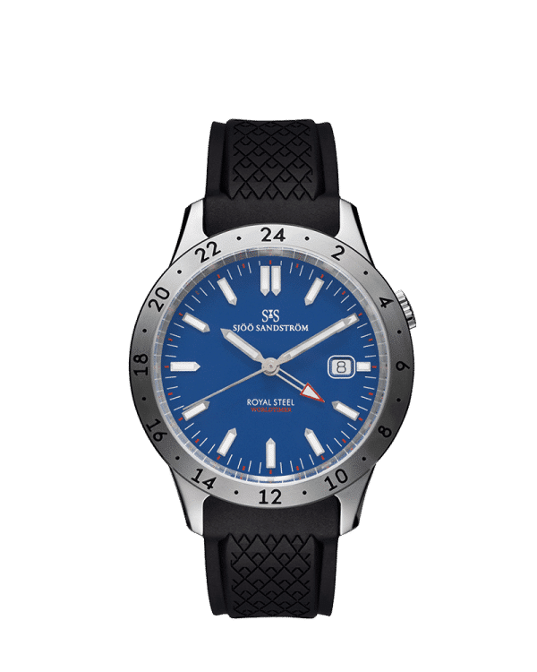 Sjöö Sandström Royal Steel Worldtimer 41mm - 020791