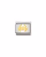 Nomination Charm, Composable Link, Cancer in bonded yellow gold