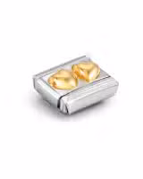 Nomination Charm, Composable Link, Raised Double Heart - Bilde 2