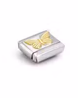 Nomination Charm, Composable Link, Butterfly, etched detail - Bilde 2