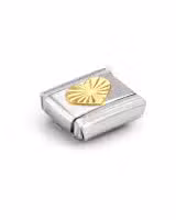 Nomination Charm, Composable Link, Heart, etched detail - Bilde 2