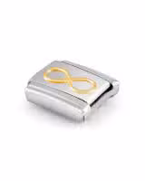 Nomination Charm, Composable Link, with Gold Infinity - Bilde 2