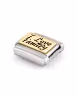 Nomination Composable Classic Link, I LOVE FAMILY Gold Plate - Bilde 3