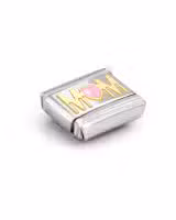 Nomination Charm, Composable Link, Yellow Gold MOM, Heart - Bilde 2
