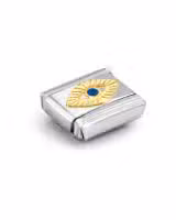 Nomination Charm, Composable Link, Eye of God, etched detail - Bilde 2