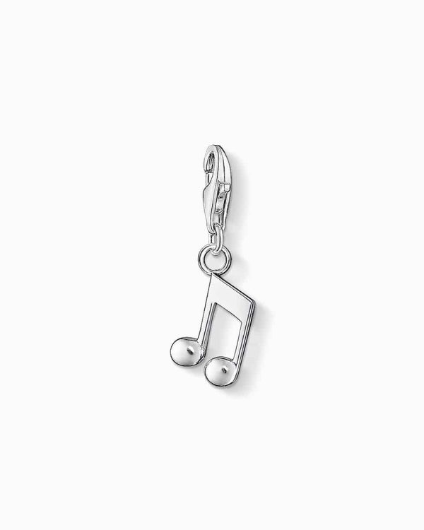 0846-001-12 CHARM PENDANT NOTE 925 STERLING SILVER