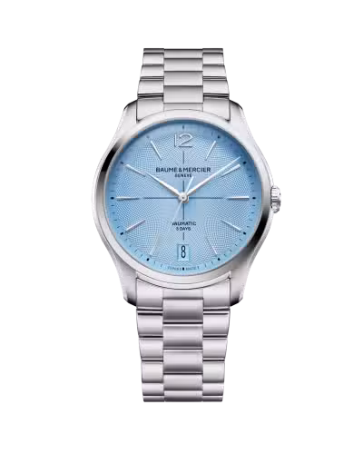 Baume & Mercier Clifton 39 mm ice blue