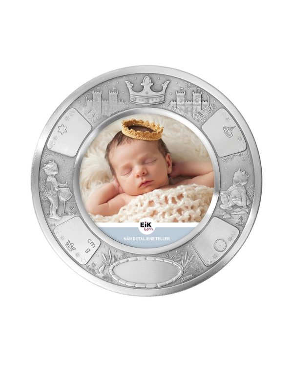 EIK Barn - Prins Dåpsramme i tinn