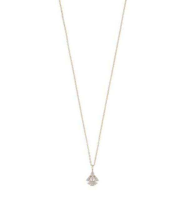 Snö of Sweden Ashley smykke med anheng 45 g/klar - 45 cm