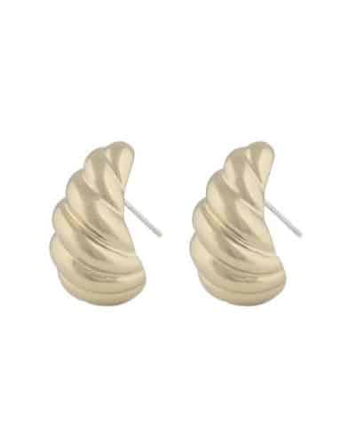 Snö of Sweden Yenni små twist-øreringer plain - Onesize