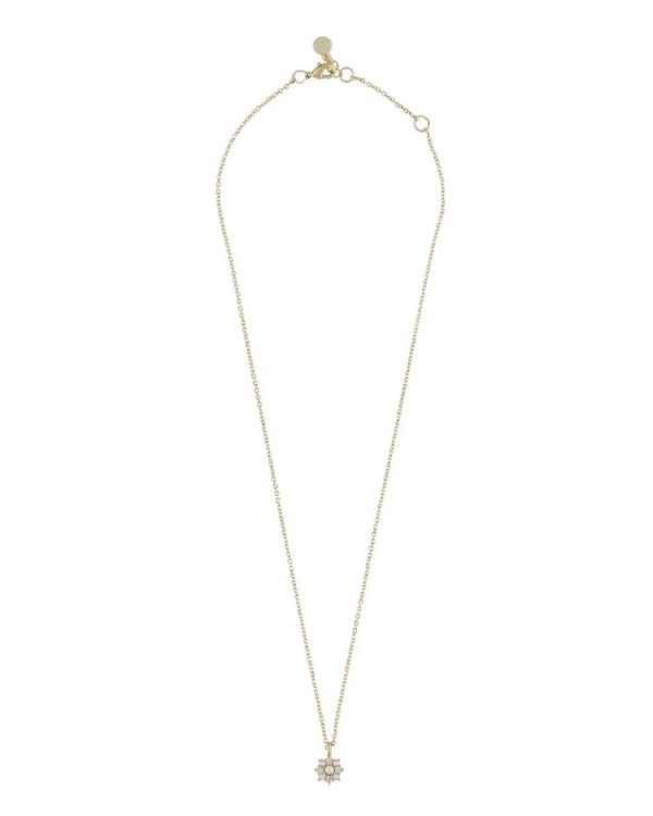 Snö of Sweden Lucy smykke i forgylt messing med perler