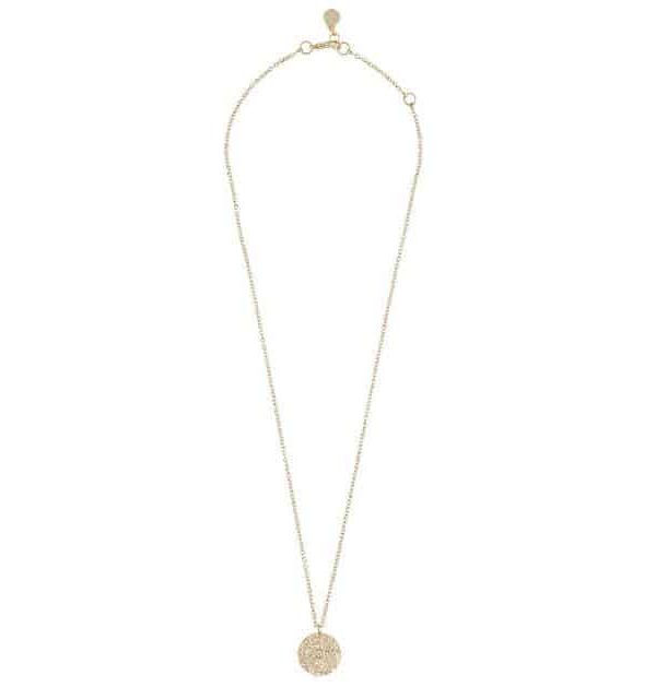 Snö of Sweden Brittany smykke med myntanheng g/klar - 45 cm