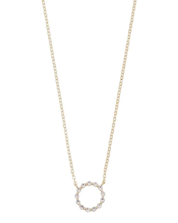 Snö of Sweden Sprinkles smykke i forgylt messing og zirkonia