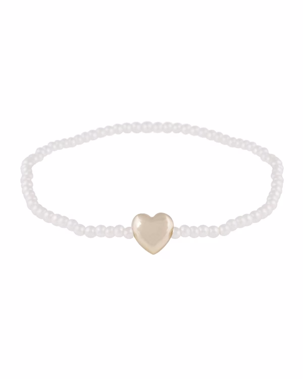 1363-3100 362-S LOVELY PENDANT PEARL BRACE G/WHITE  - S