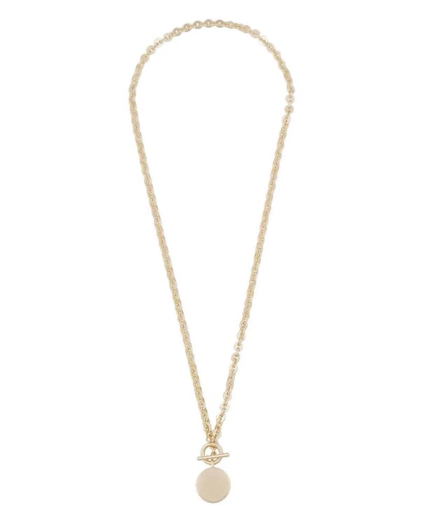 Snö of Sweden Essential kjede i forgylt messing med mynt