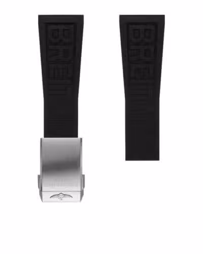BREITLING BLACK DIVER PRO RUBBER STRAP - 26 MM