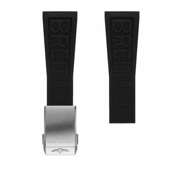 BREITLING BLACK DIVER PRO RUBBER STRAP - 26 MM