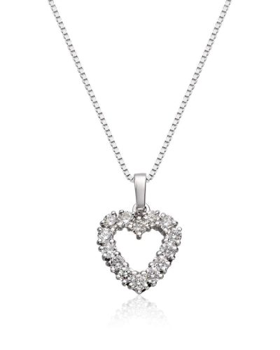 16676100TWHV ANHENG HJERTE 1,00CT TWSI HV 585