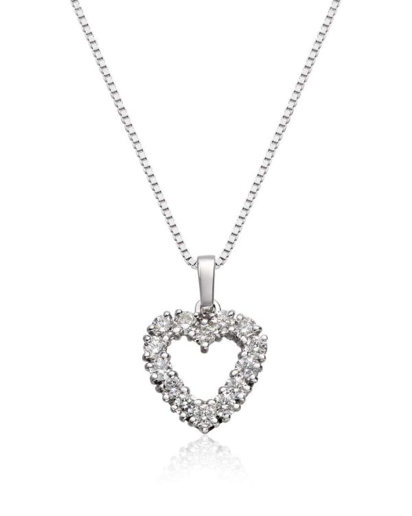 16676100TWHV ANHENG HJERTE 1,00CT TWSI HV 585