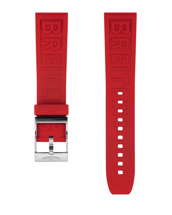 RED DIVER PRO RUBBER STRAP - 22 MM