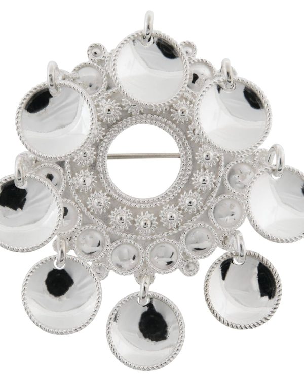 Liten sølje m/lauv - 6cm - 1631