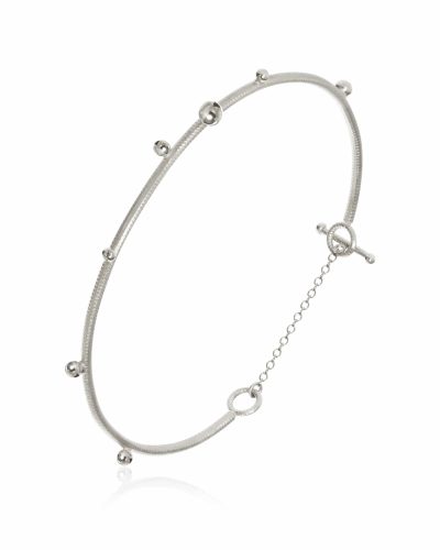 DELPHIS ARMRING. SØLV DEL4-F1050-2