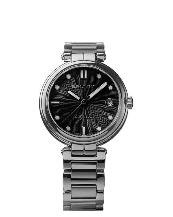 Bruvik Lady Arctic Sort Skive 35 MM