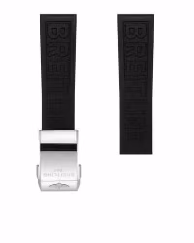 BREITLING BLACK DIVER PRO RUBBER STRAP - 22 -20 MM