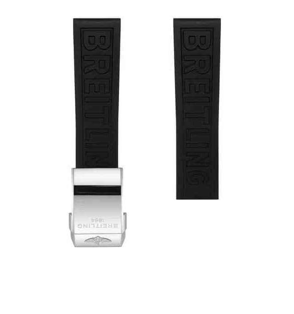 BREITLING BLACK DIVER PRO RUBBER STRAP - 22 -20 MM