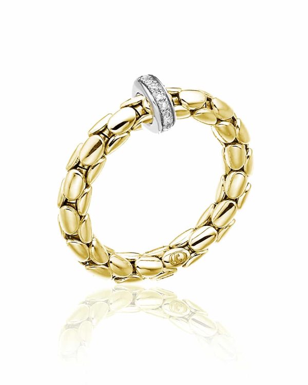 1A00953B12140 STRETCHY SPRING RING 18K G