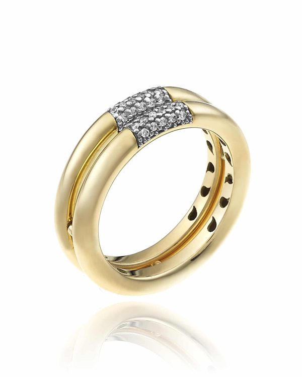 1A14401BB1160 RING NUVOLA BAMBOO PURE 75