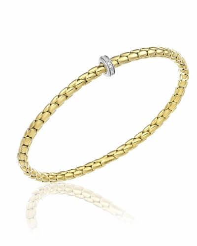 1B00953B12180 STRETCH SPRING ARMBÅND 18K