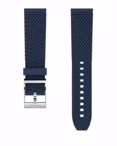 Breitling Blue Rubber Mesh 22-20 MM