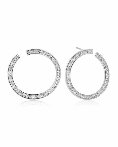 Sif Jakobs - Earrings Valiano Circolo Grande With Zirconia